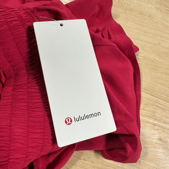 Lululemon Shake It Out High-Rise Running Short 2.5" Pink Dragonfruit Sz XXXS NWT - Picture 8 of 12